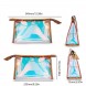 Laser Transparent Makeup Holographic cosmetic bag